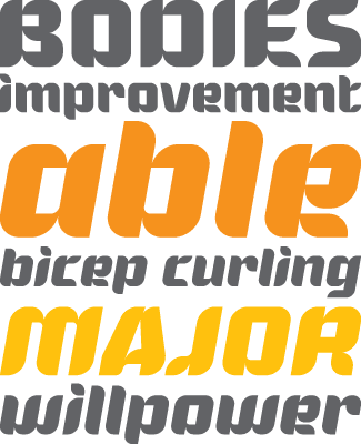 Antelope font samples