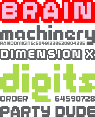 Krang font samples
