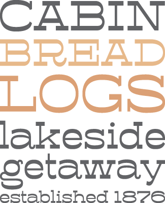 Lodge font samples