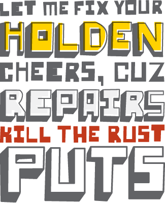 Lowery Auto font samples