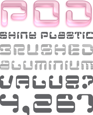 Nine Thousand font samples