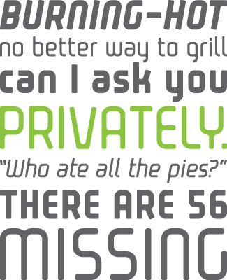 Propane font samples